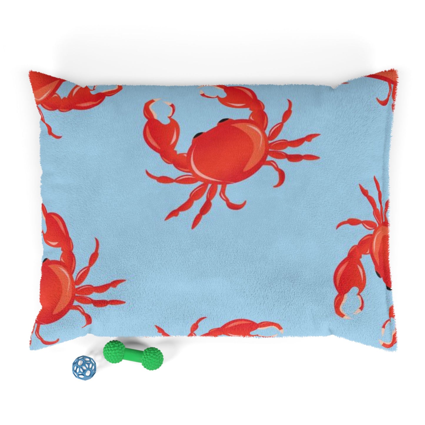 Crab Pattern Pet Bed - Dog & Cat Cushion