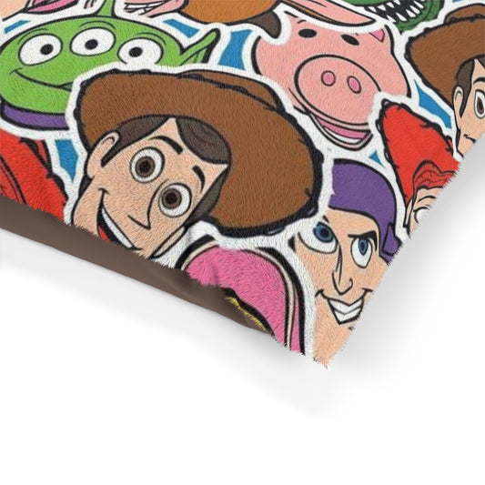 Toy Story Pattern Pet Bed - Dog & Cat Cushion